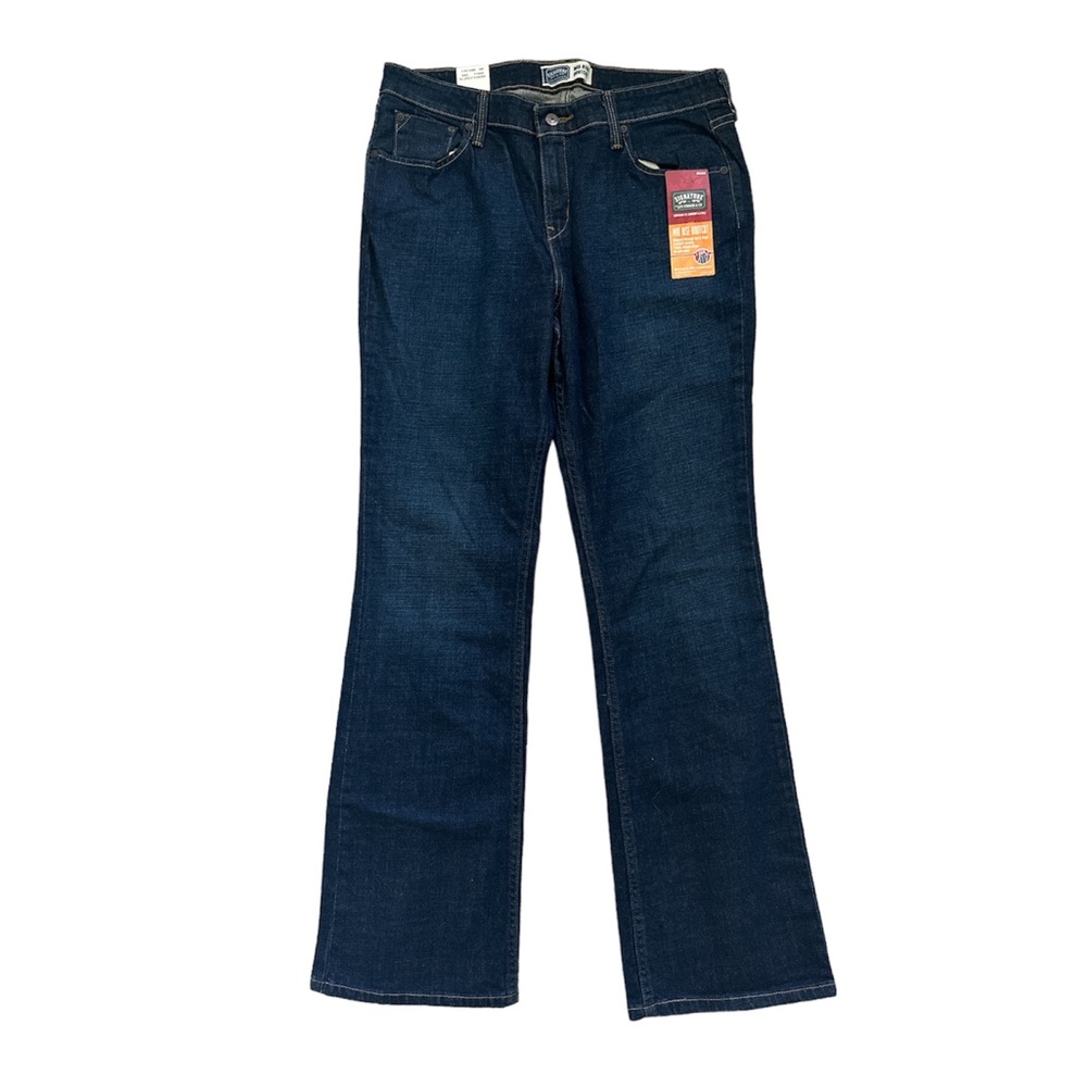 Levi's Woman's Jeans Size 12 Misses Long Mid rise bootcut dark wash NWT